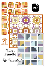 The Favorites Quilt Pattern Bundle (Download) - Includes the Desert Cove, Avalon and Willetta Quilt Patterns