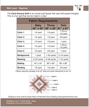 Carol Avenue Quilt Pattern by Nollie + Bean