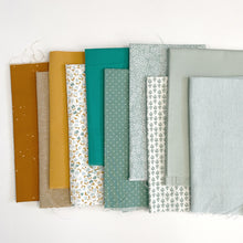 Claremont Quilt Kit in Saddle + Mint