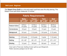 Desert Cove Quilt Pattern (Download)