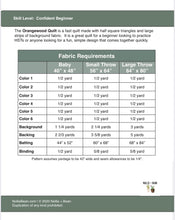 Orangewood Quilt Pattern | Nollie + Bean Patterns