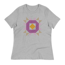Avalon Quilt Block Tee - Light + Lavender