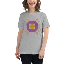 Avalon Quilt Block Tee - Light + Lavender