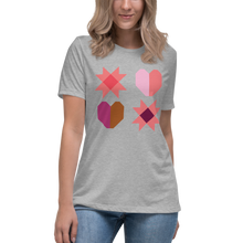 Claremont Quilt Tee - Maroon + Grey