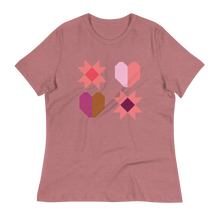 Claremont Quilt Tee - Heather Mauve