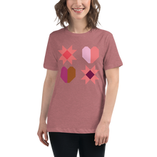 Claremont Quilt Tee - Heather Mauve