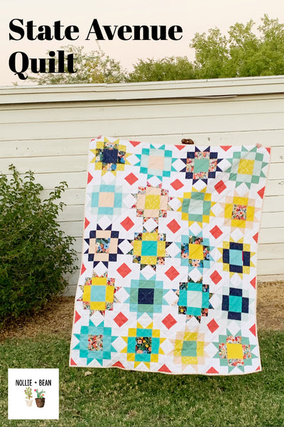 State Avenue Quilt - The Garden Party one