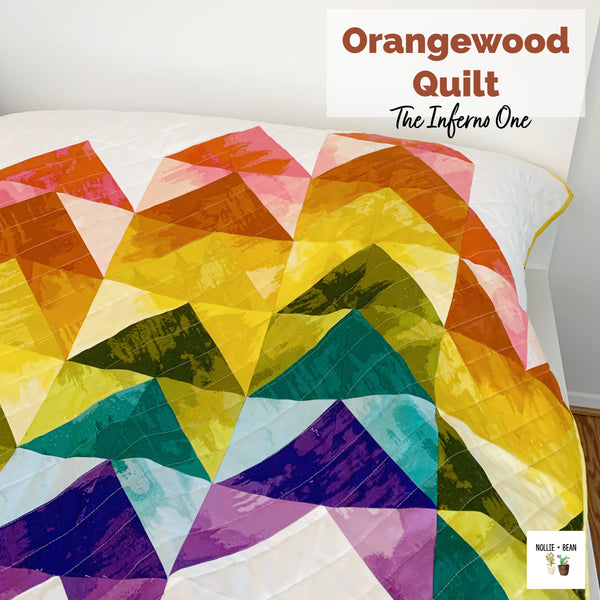 Orangewood Quilt:  The Inferno One