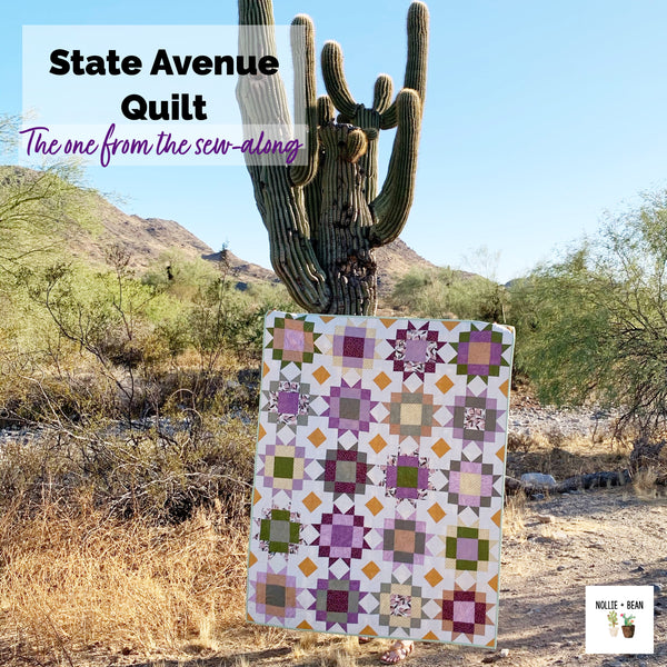 State Avenue Quilt:  The One from the Sew-along!