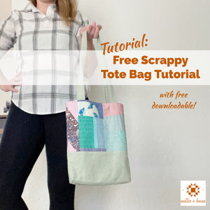 Tutorial:  Scrappy Tote Bag
