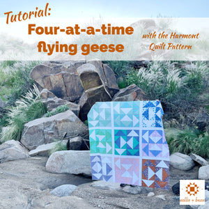 The Harmont Quilt:  Flying Geese Tutorial