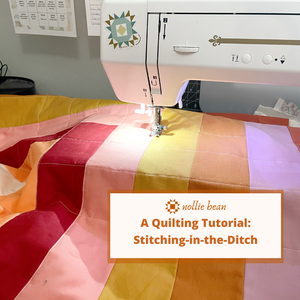 Quilting Tutorial:  How to Stitch-in-the-Ditch