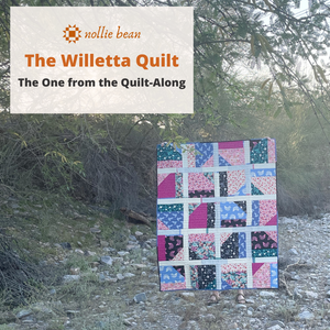 The Willetta Quilt:  The Backyard One from the Quilt-Along