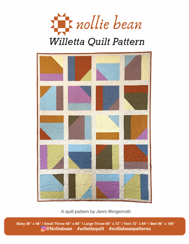 Willetta Quilt Pattern (Printed)