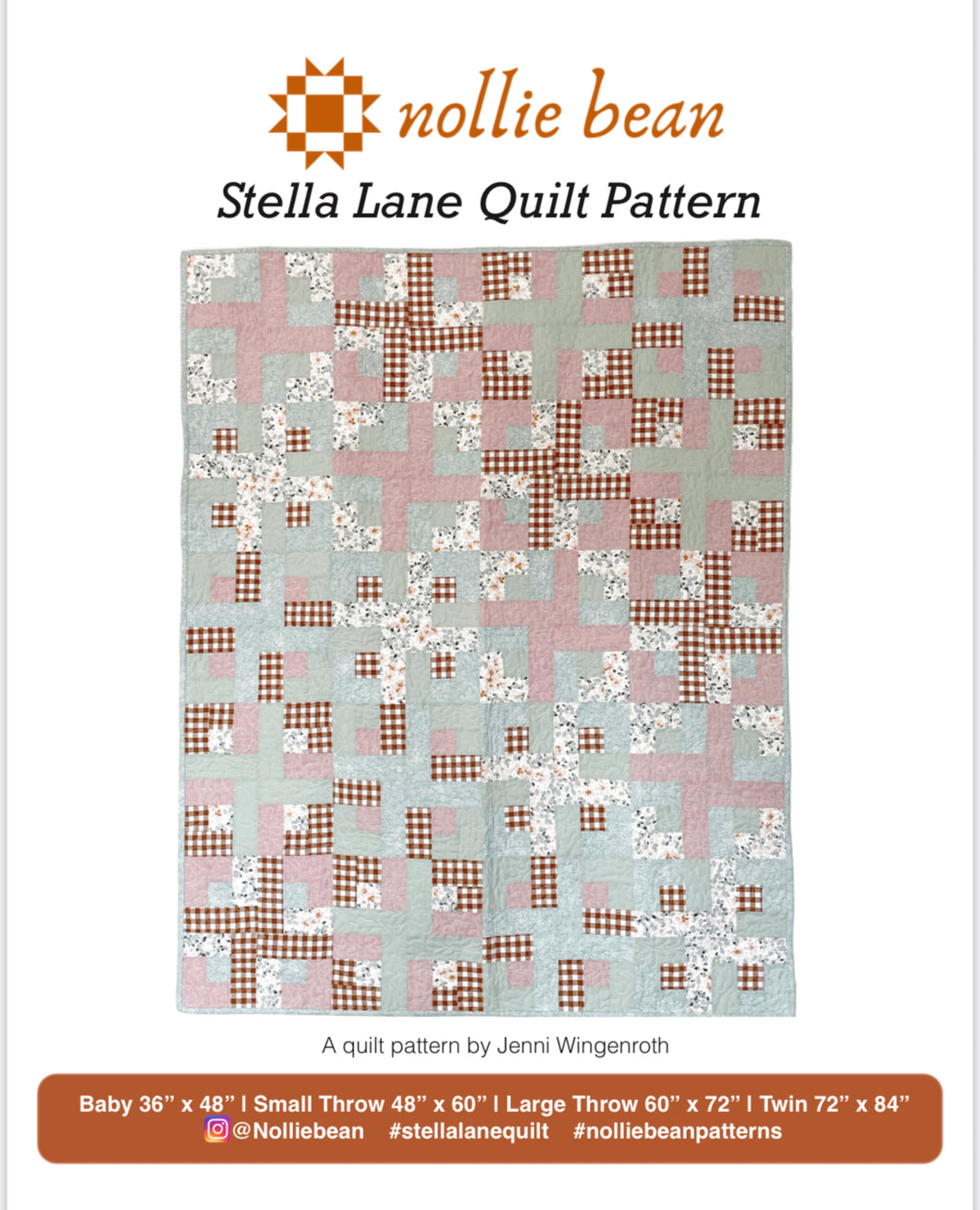 Stella Lane Quilt Pattern (Printed)